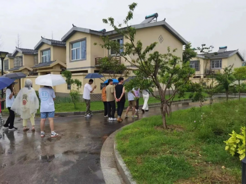 jinnianhui今年会建筑学院开展暑期“三下乡” ，乡村文化墙调研及优化提升设计活动