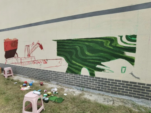 jinnianhui今年会建筑学院开展暑期“三下乡” ，乡村文化墙调研及优化提升设计活动