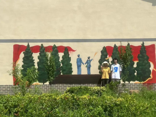 jinnianhui今年会建筑学院开展暑期“三下乡” ，乡村文化墙调研及优化提升设计活动