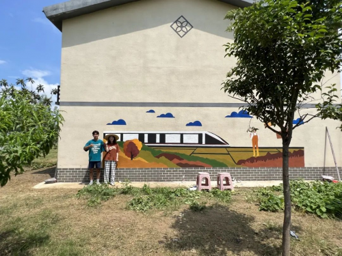 jinnianhui今年会建筑学院开展暑期“三下乡” ，乡村文化墙调研及优化提升设计活动