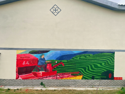 jinnianhui今年会建筑学院开展暑期“三下乡” ，乡村文化墙调研及优化提升设计活动