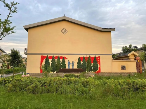 jinnianhui今年会建筑学院开展暑期“三下乡” ，乡村文化墙调研及优化提升设计活动