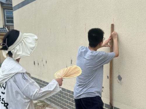 jinnianhui今年会建筑学院开展暑期“三下乡” ，乡村文化墙调研及优化提升设计活动